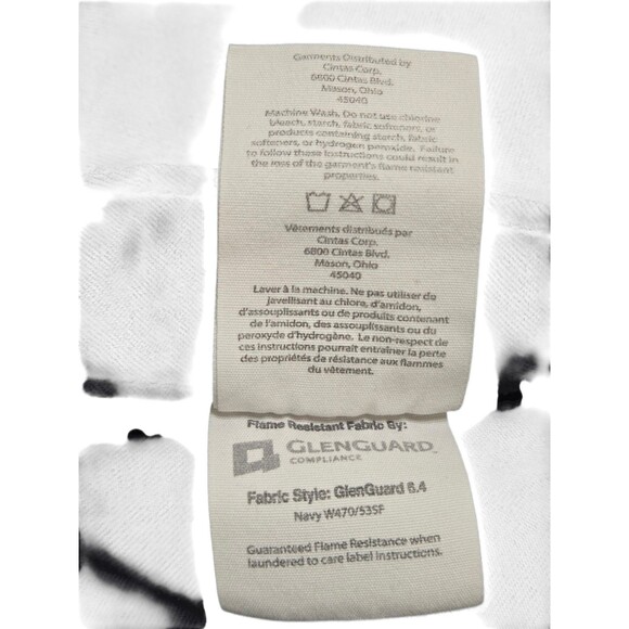 Carhartt FR FLAME RESISTANT 73478-20 DUNGAREE FIT Pants Men's Sz 52x30 Navy F4.1 - Picture 6 of 10